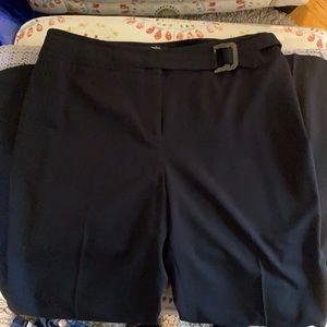 Dress pants with decorative belt